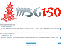 Tablet Screenshot of msg150.com